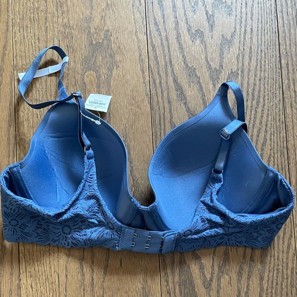 Aerie Full Coverage Navy Lace Bra 34C - Picture 4 of 7